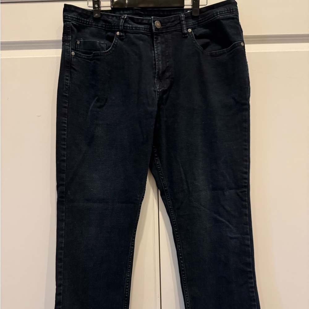 Buffalo David Bitton Men's Dark Blue Relaxed Jeans